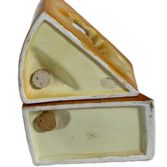 Vintage 2 Sets Salt & Pepper Shakers Mouse & Swiss Cheese Japan Kitschy - Picture 7 of 9